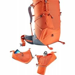 Top 10 ✔️ Deuter Aircontact Core 65+10 SL - Sac à dos trekking femme ✔️ -deuter Shop deuter aircontact core 6510 sl sac a dos trekking femme paprika graphite 7