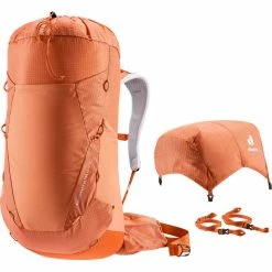 Tout neuf ⌛ Deuter Aircontact Ultra 45+5 SL - Sac à dos trekking femme ✨ -deuter Shop deuter aircontact ultra 455 sl sac a dos trekking femme sienna paprika 5