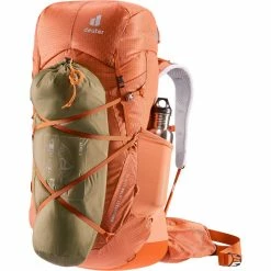Tout neuf ⌛ Deuter Aircontact Ultra 45+5 SL - Sac à dos trekking femme ✨ -deuter Shop deuter aircontact ultra 455 sl sac a dos trekking femme sienna paprika 7