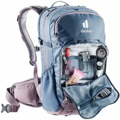 Grosses soldes 🌟 Deuter Attack 18 SL - Sac à dos vélo femme 🛒 -deuter Shop deuter attack 18 sl sac a dos velo femme marine raisin 5