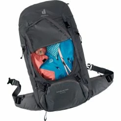 Bon marché 💯 Deuter Futura Air Trek 45 + 10 SL - Sac à dos trekking femme 🛒 -deuter Shop deuter futura air trek 45 10 sl sac a dos trekking femme black graphite 11