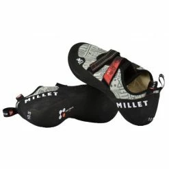 Meilleure vente 🤩 Millet Easy Up - Chaussons escalade ⌛ -deuter Shop millet easy up chaussons escalade grey red 10