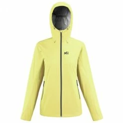 Bon marché 😉 Millet Fitz Roy III Jacket - Veste imperméable femme 🥰 -deuter Shop millet fitz roy iii jacket veste impermeable femme limon