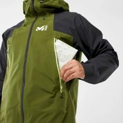Vente flash 🤩 Millet K Hydrid GTX Jkt - Veste imperméable homme 🛒 -deuter Shop millet k hydrid gtx jkt veste impermeable homme saphir red 5