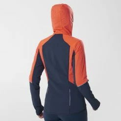 Nouveau ❤️ Millet LD Touring Speed XCS Hoodie - Veste ski femme 😍 -deuter Shop millet ld touring speed xcs hoodie softshell femme saphir coral chrome 3