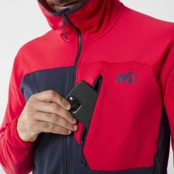 Grosses soldes 🔥 Millet Seneca Hoodie - Polaire homme 🛒 -deuter Shop millet seneca hoodie polaire homme saphir rouge 4