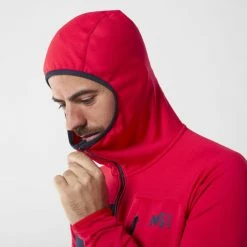 Grosses soldes 🔥 Millet Seneca Hoodie - Polaire homme 🛒 -deuter Shop millet seneca hoodie polaire homme saphir rouge 5