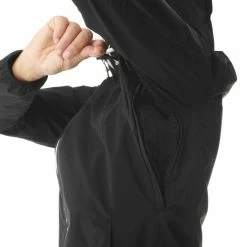 Promo 😉 Millet Toba 2L Jkt - Veste imperméable femme 🛒 -deuter Shop millet toba 2l jkt veste impermeable femme black noir 5