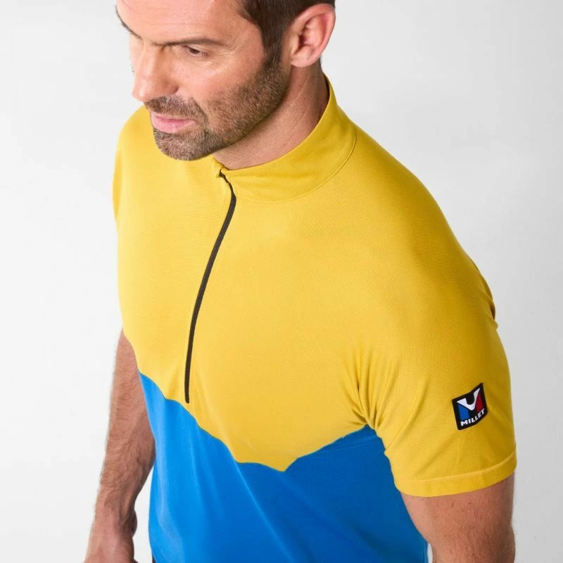 Grosses soldes 🔔 Millet Trilogy Fragment Zip SS - T-shirt homme 🎉 5 Grosses soldes 🔔 Millet Trilogy Fragment Zip SS - T-shirt homme 🎉 – Image 3