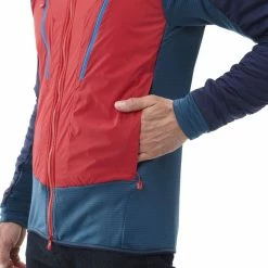 Bon marché 😉 Millet Trilogy Hybrid Alp Hoodie M - Polaire à capuche homme ✨ -deuter Shop millet trilogy hybrid alp hoodie m polaire a capuche homme saphir rouge 4