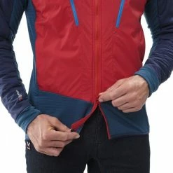 Bon marché 😉 Millet Trilogy Hybrid Alp Hoodie M - Polaire à capuche homme ✨ -deuter Shop millet trilogy hybrid alp hoodie m polaire a capuche homme saphir rouge 5