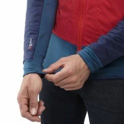 Bon marché 😉 Millet Trilogy Hybrid Alp Hoodie M - Polaire à capuche homme ✨ -deuter Shop millet trilogy hybrid alp hoodie m polaire a capuche homme saphir rouge 6