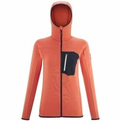 Le moins cher 💯 Millet Trilogy Light Grid Hoodie W - Polaire à capuche femme ⭐ -deuter Shop millet trilogy lightgrid hoodie w polaire a capuche femme coral chrome