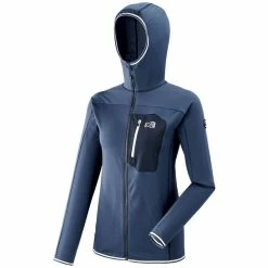 Le moins cher 💯 Millet Trilogy Light Grid Hoodie W - Polaire à capuche femme ⭐ -deuter Shop millet trilogy lightgrid hoodie w polaire a capuche femme saphir