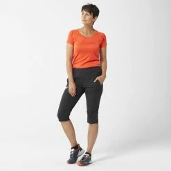 Meilleure vente 😀 Millet Wanaka 3/4 Pant - Short escalade femme 🛒 -deuter Shop millet wanaka 3 4 pant short escalade femme black noir 1