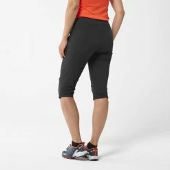 Meilleure vente 😀 Millet Wanaka 3/4 Pant - Short escalade femme 🛒 -deuter Shop millet wanaka 3 4 pant short escalade femme black noir 3